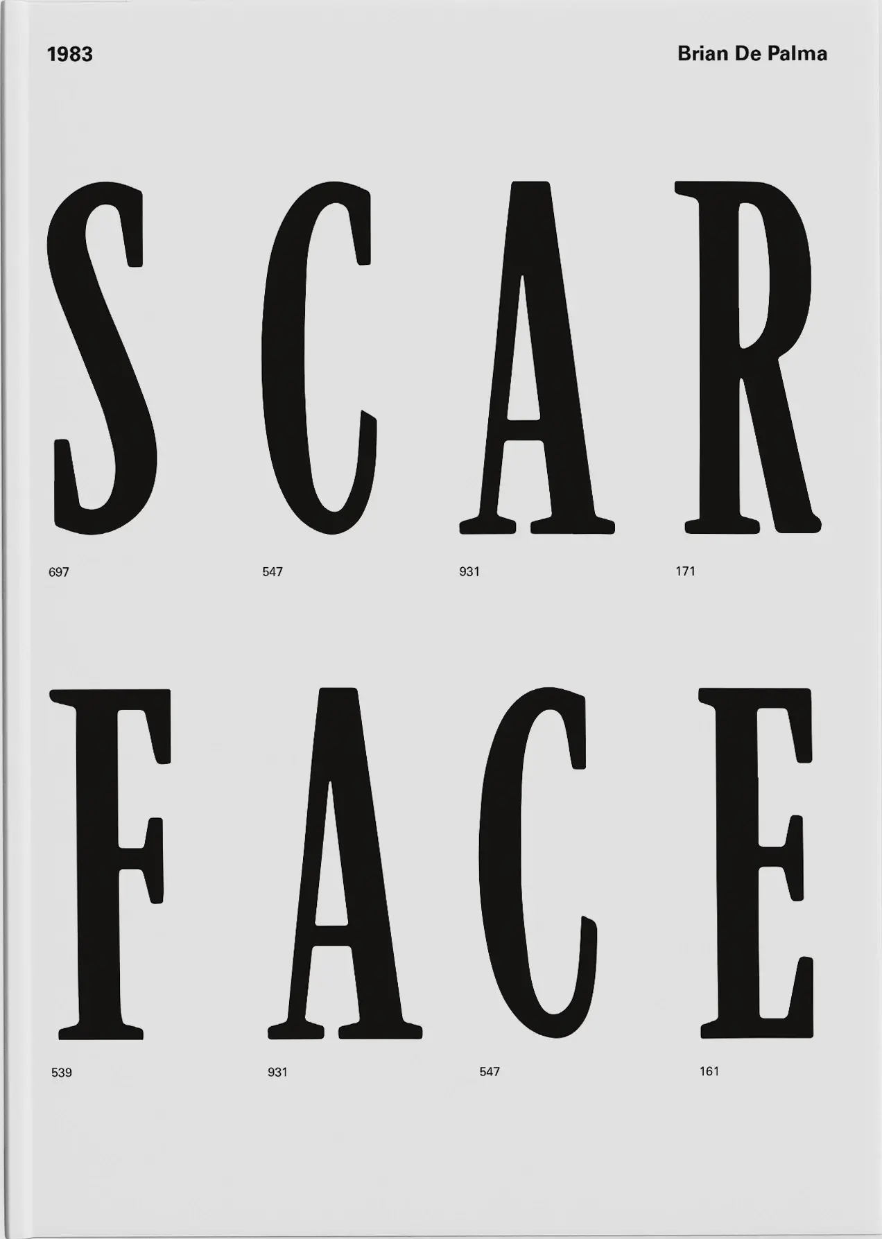 Scarface, A5 book
