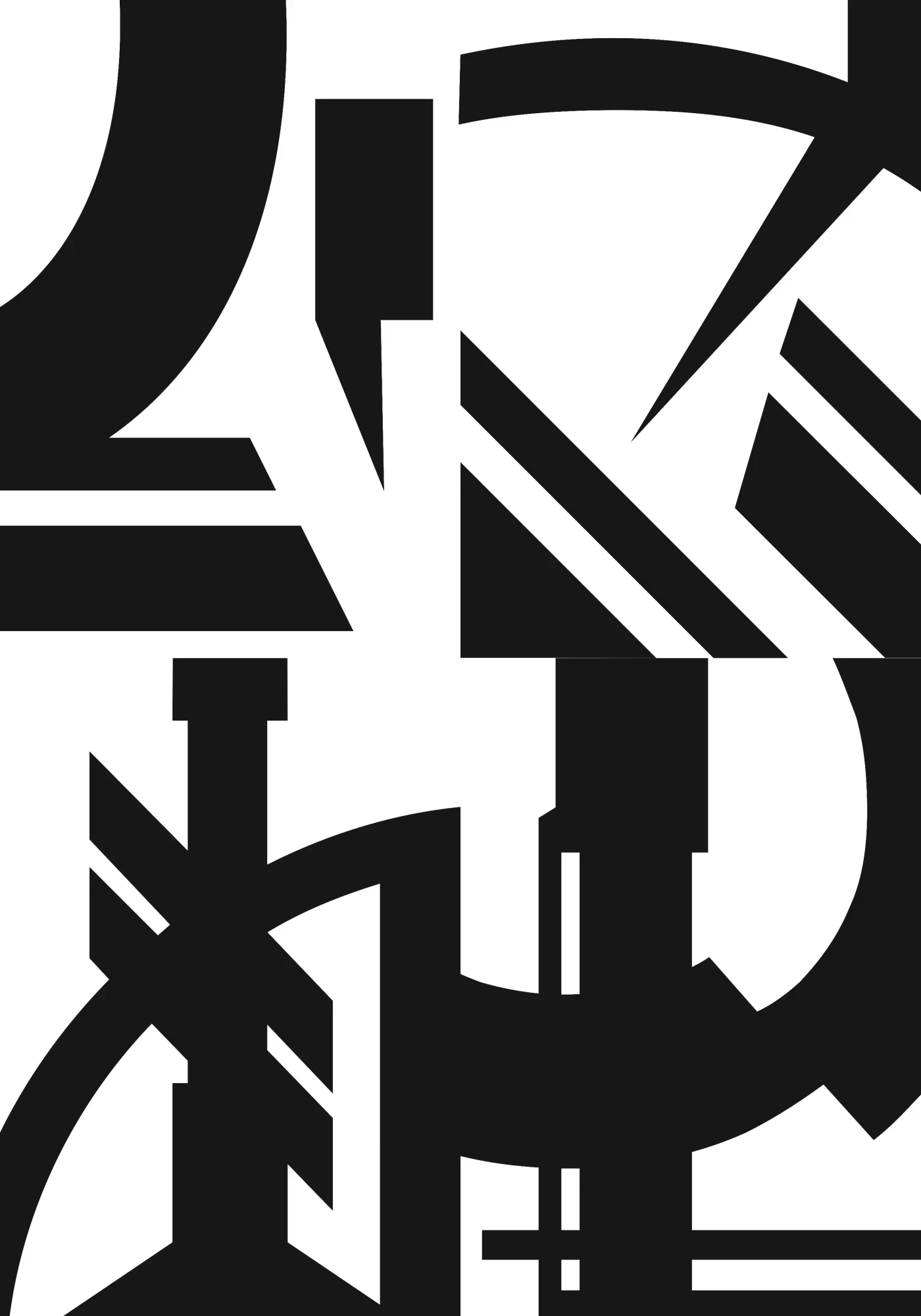 Typographic study, F4 poster
