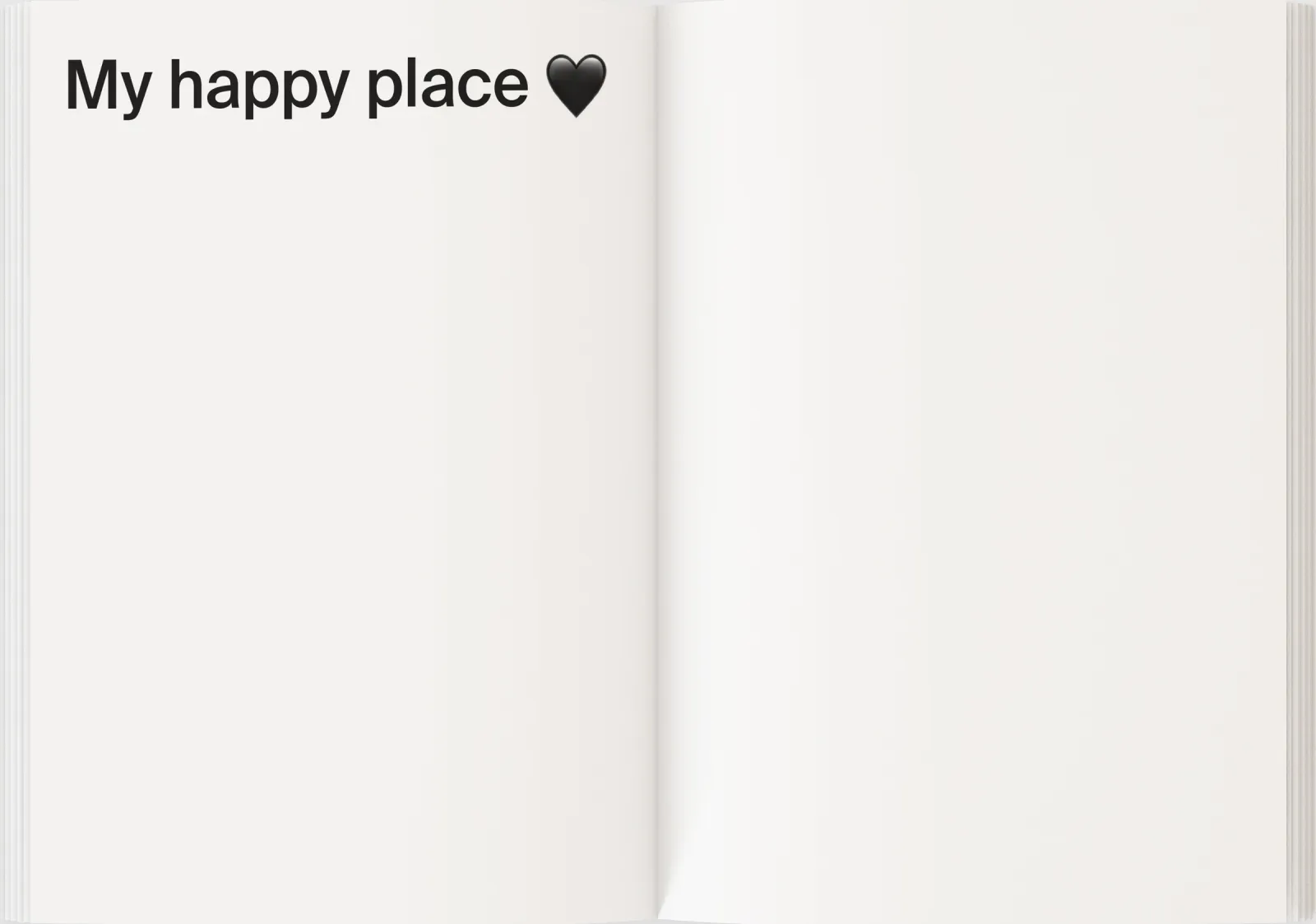 My happy place — 1